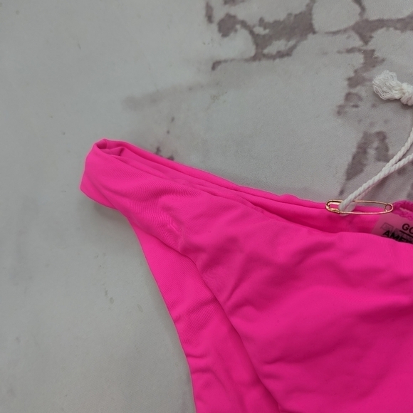 Good American Swim Bottom Women Hot Pink Better Cheeky Bikini Always Fit - Picture 2 of 10